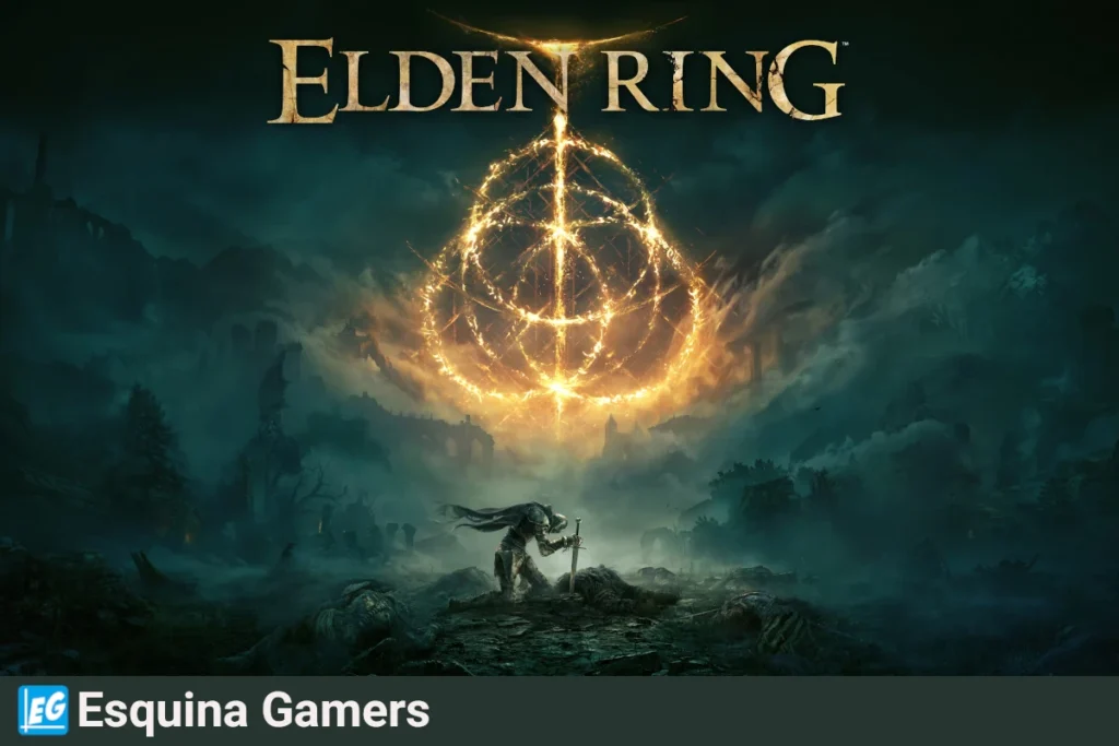 Imagen del videojuego Elden Ring forja tu destino, un RPG de mundo abierto con combates intensos y exploración libre.
