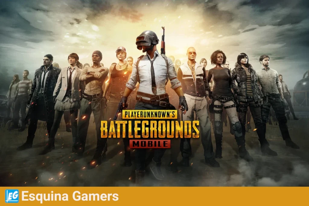 Portada oficial de PUBG Mobile con personajes listos para la batalla