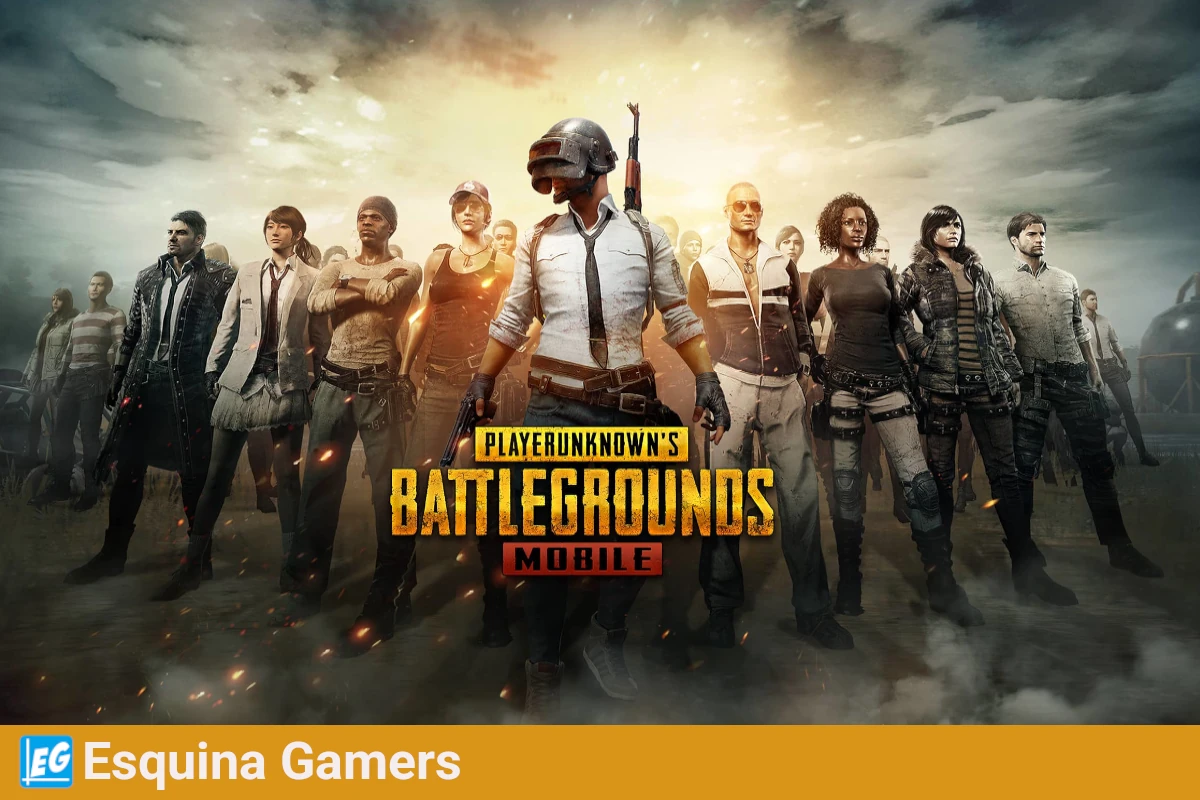 Portada oficial de PUBG Mobile con personajes listos para la batalla