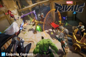 Personajes de Marvel Rivals en una batalla multijugador, imagen destacada en Esquina Gamers