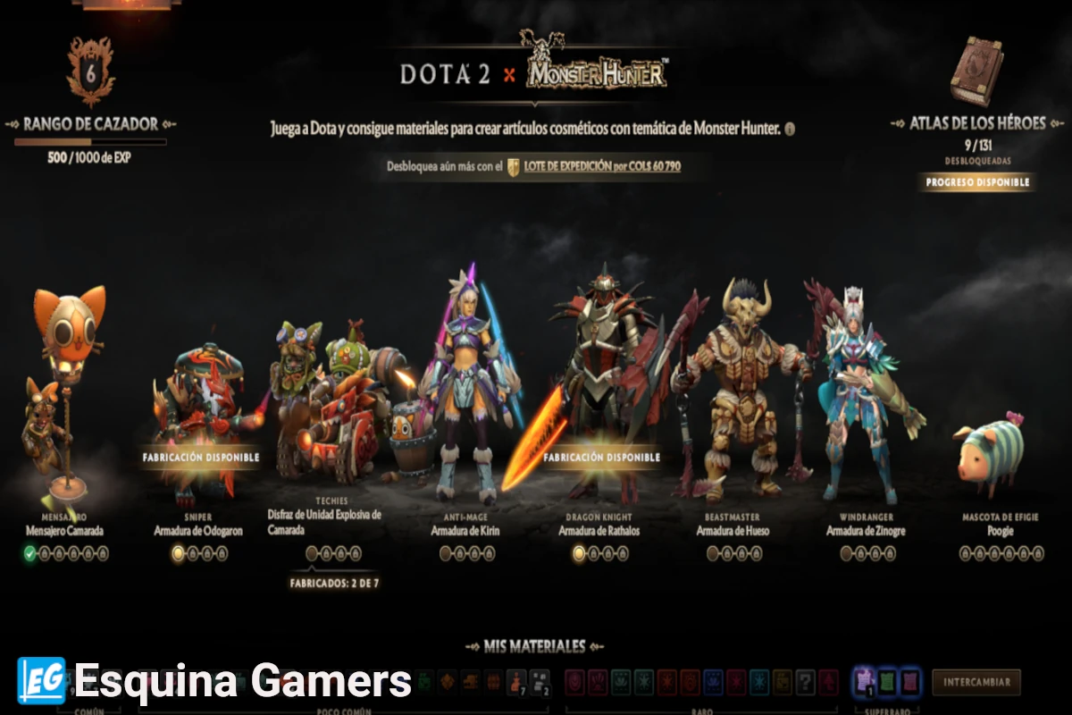 Dota 2 y monster hunter