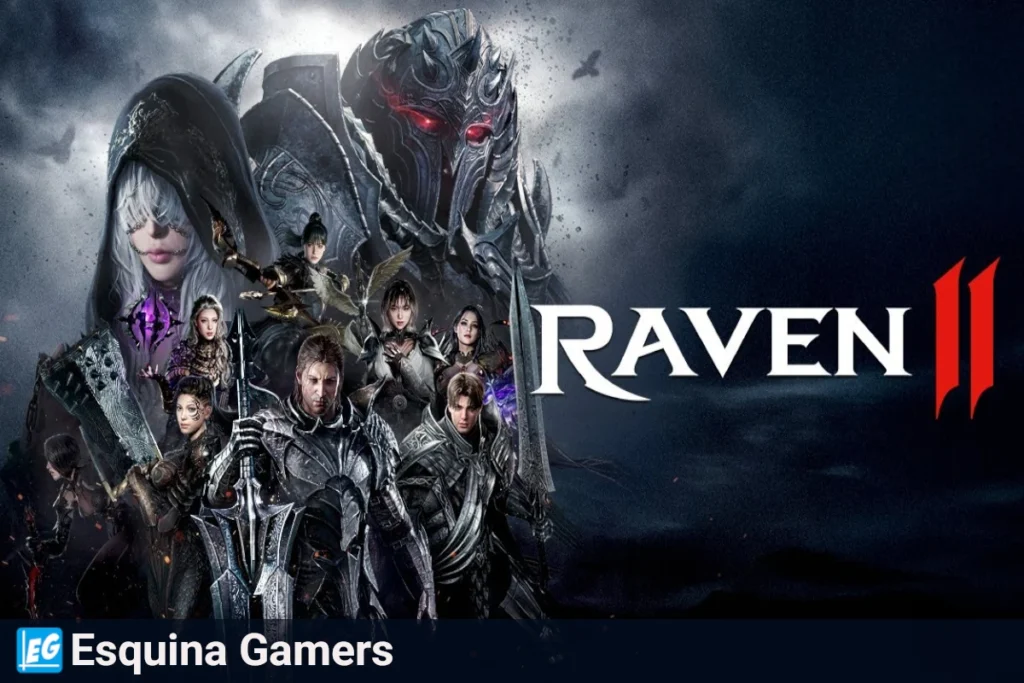 Raven II RPG de acción oscuro con personajes y armadura épica en fantasía medieval