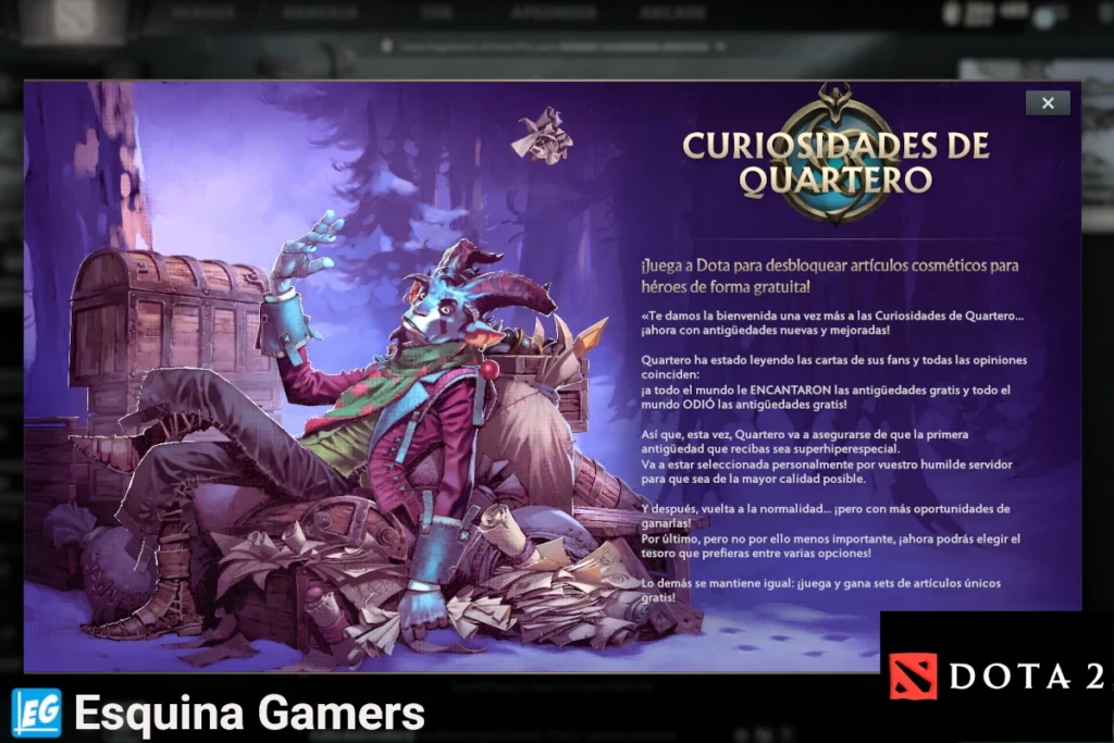 curiosidades de quartero 2 dota 2