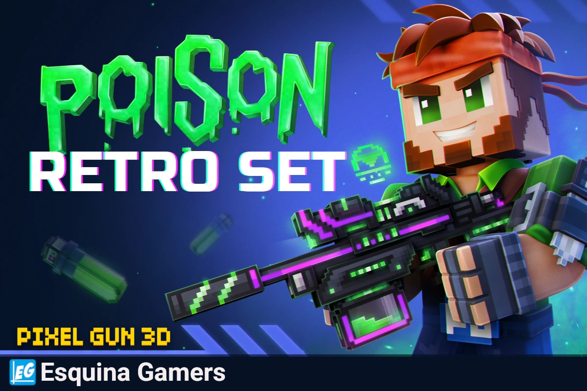 Poison Retro Set para Pixel Gun 3D en Epic Games Store