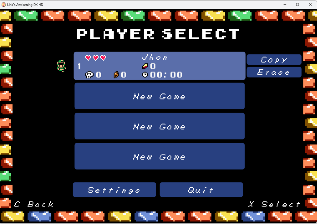 Links Awakening DX HD - ejecutable